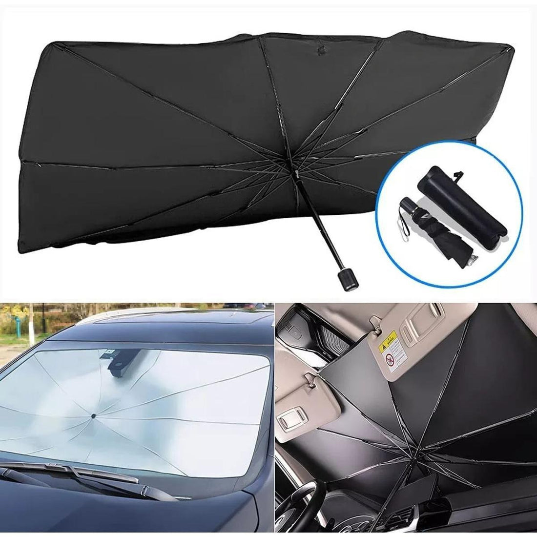Foldable Car Windshield Sunshade Umbrella Heat Shield